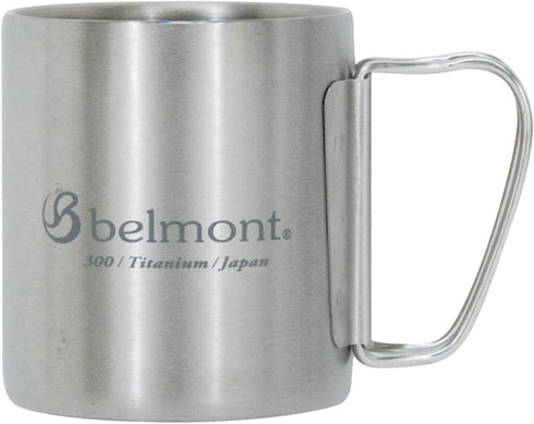 belmont BM-319 Titanium Double-walled Mug 300ml 雙層摺柄鈦杯